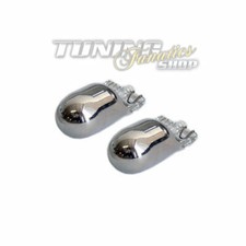 W5W Blinker Birnen Lampen Orange #4 2x Chrom Silver Blinkerbirnen T10