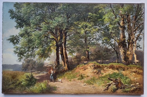 Gemälde öl landschaft bayern - Öl,