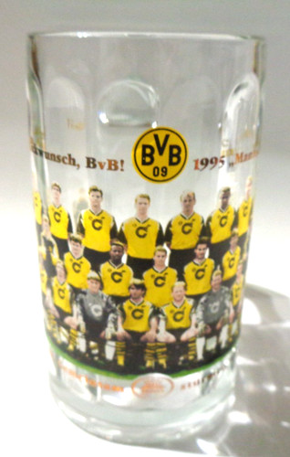 Glas bierkrug borussia - bierkrug, 0,3l