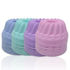 12x Silikon Mini Gugelhupf Backformen Gugelhupfformen Kuchen Muffins Kuchenform