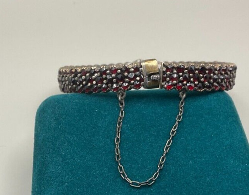 Antiker armreif granat - ~,