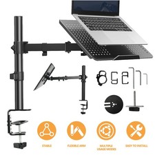 13-32" Tischhalterung Laptop Notebook Ablage Drehba Auflage Rack Monitorhalter