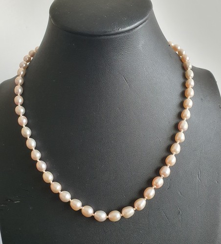 New fresh water pearl necklace - pearl,