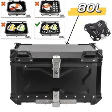 80L Motorrad Alu Top Case Box