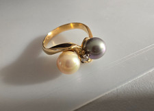 Ring Majorica Perlen