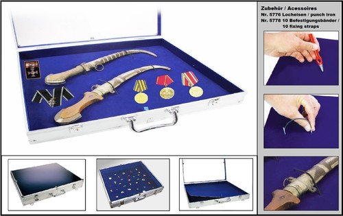 Messer-Sammelvitrinen-ALU-MAXI