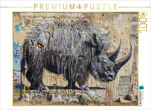 Calvendo puzzle wollnashorn - puzzle, |