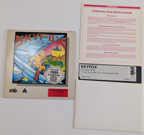 Skyfox commodore c64 - commodore,