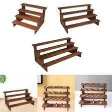 Rustikales Holzregal mit 4