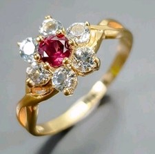 925Silber Ring Gr56 Himmelblau