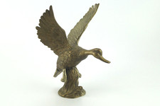 Alte Messing Ente Figur Mallard Duck 1,8 KG ✅