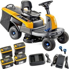 Stiga Akku-Rasentraktor Swift 372e Experience inkl. 4 Akkus und Ladegerät