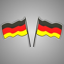Deutschland Kreuzflaggen XXL