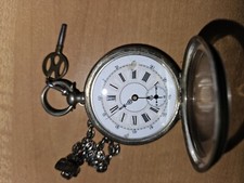 2x alte antike uhren