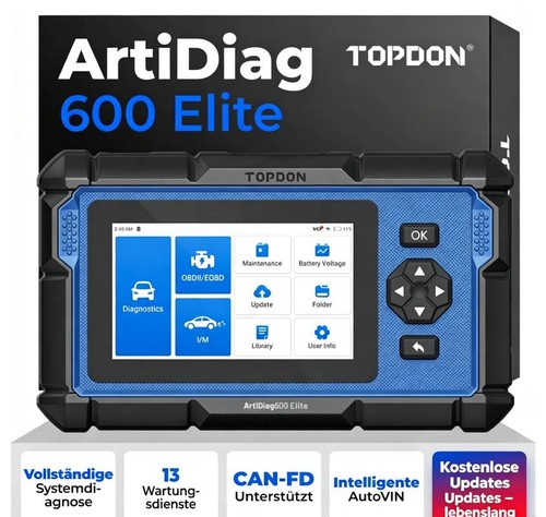 Topdon artidiag600 elite - artidiag600, kfz