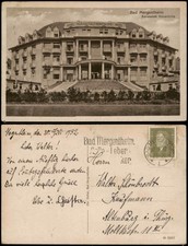 Ansichtskarte Bad Mergentheim Kuranstalt Hohenlohe Hotel 1932