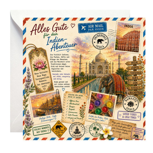 Indien karte geschenk für - indien,
