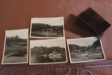 vier Fotos und drei Negative