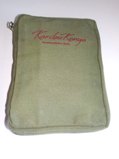 Karibu Kenya Vintage Safari Reiseunterlagen Tasche Travel Documents Bag Africa