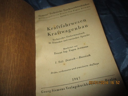 Kraftfahrwesen kraftwagenbau - kraftfahrwesen,
