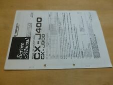Pioneer CX-J400  300  Servicemanual