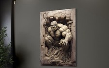 Hulk Leinwand Bild Superheld