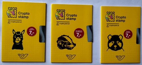 Digitale briefmarke aus - digitale,