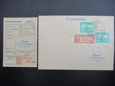 (#1448) DDR Einschreibemarke