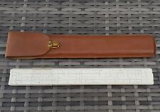 Alter Rechenschieber " System Darmstadt " 37/361/4043 Meissner Rechenstab +Etui