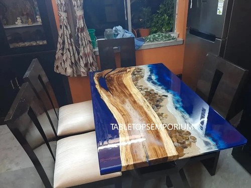 Ocean walnut epoxy river - epoxy,