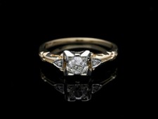 Top Preis Ring 0,27 ct. Brillanten Diamanten 585 Gelb Gold 14 Karat Deta Schmuck