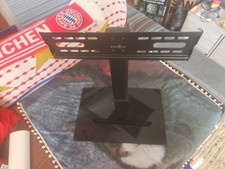 TV Ständer Standfuss mit Glasfuss TV Halterung TV Monitor