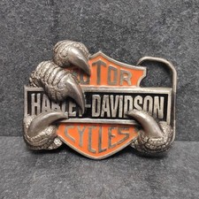 Harley Davidson Gürtelschnalle Adlerklauen Design • 1991 • USA • Selten