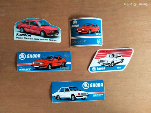 Alter aufkleber pkw skoda - alter,