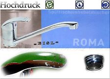 Eisl ROMA Designer Hochdruck Küchen Spültisch armatur wasserhahn kran chrom 31
