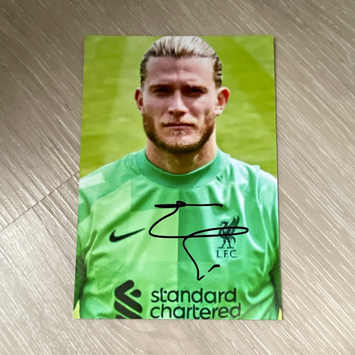 Signiertes foto loris karius - signiertes,