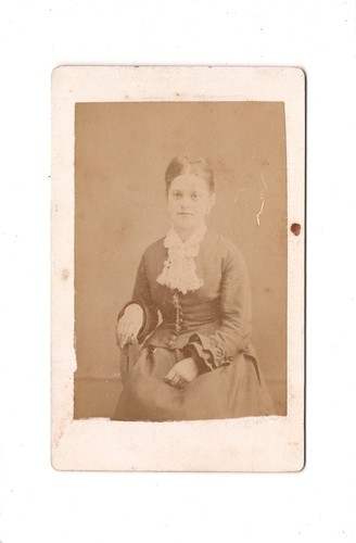 Cdv foto damenportrait feine - /,