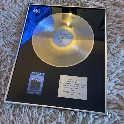 Wet platinum award - wet,