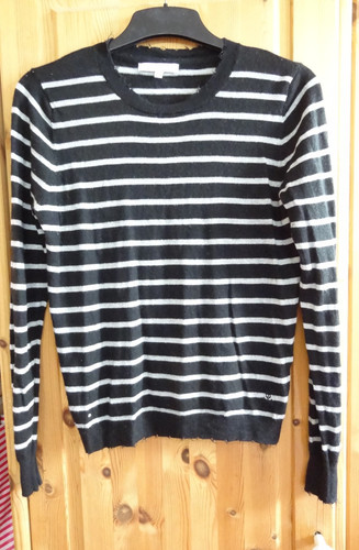 Pullover,Pulli,schwarz,weiß,s
