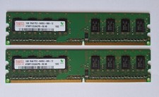 2 Stück Arbeitsspeicher Hynix 1GB 1Rx8 PC2-6400U-666-12 RAM 240 Pin 1,8V(gebrauc