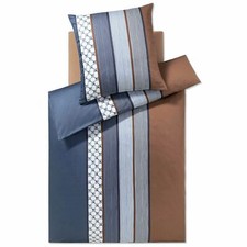 JOOP! Bettwäsche Cornflower Stripes Dunkelblau Gestreift Kornblume 4069-28