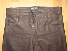 PANTERA Lederhose Damen Gr. 29, dunkelbraun, gebraucht, sehr guter Zustand