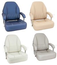 Bootssitz Bootsstuhl Steuerstuhl "BODENSEE" Schiff Boot Yacht Vinyl ä. Stoff