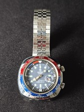 Vintage Mortima SuperDatomatic GMT World Time "Pepsi" Automatik-Uhr