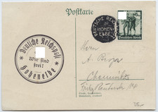 Deutsches Reich 1938 Postkarte