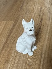 Goebel Porzellan Bulldogge Hund Figur  Weiß W. Germany