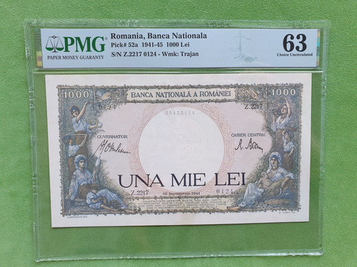 Rumänische nationalbank 1000 - rumänische,