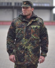 Original Bundeswehr Parka, Feldjacke, flecktarn mit und ohne Inlet / Steppfutter