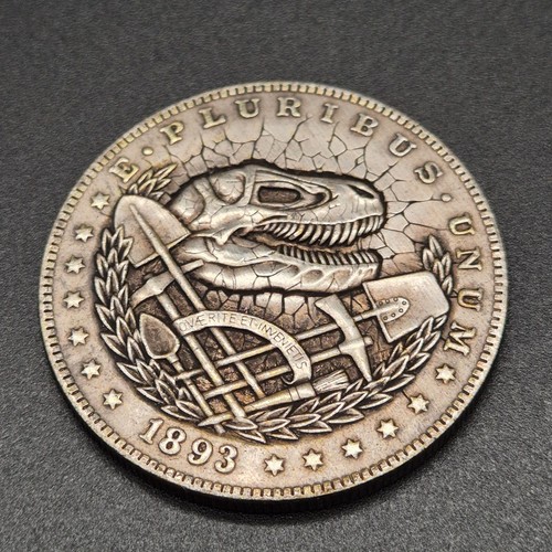 Edc coin münze 7cm jurassic - coin,