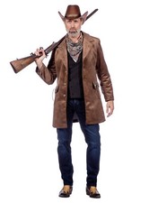 Westernmantel braun -
